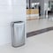 Hls Commercial 16 gal Oval Trash Can, Silver, Open Top, Stainless Steel, 11.5 in HLS16STV - alternate 2